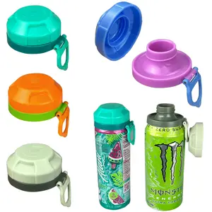 4 Pack Magnetic Soda Can Lids – Reusable Airtight Can Covers, BPA-Free, Easy to Use, Keep Drinks Fresh & Bug/Dust Free, Fits Standard Cans, Great for BBQ, Beach & Party.