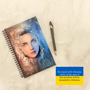 Notebook by Ukrainian artist, Kateryna Sikulska