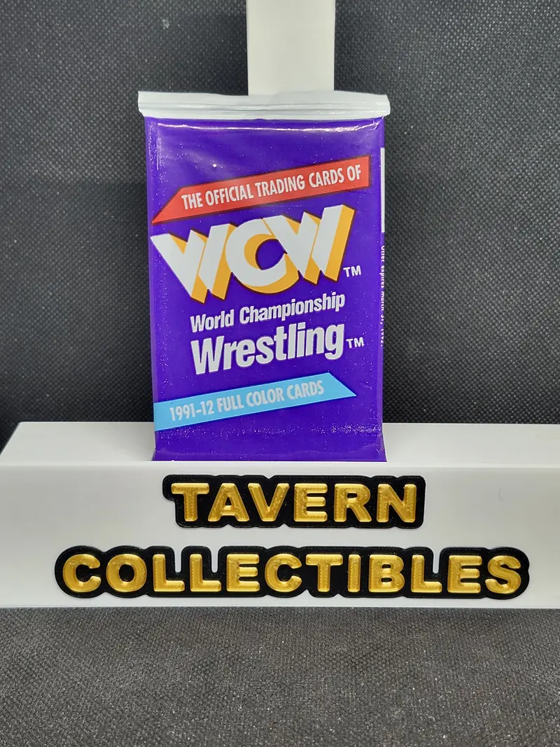 rare wcw cards 1999 Crazy Planet WCW Wrestling Sticker Card packs