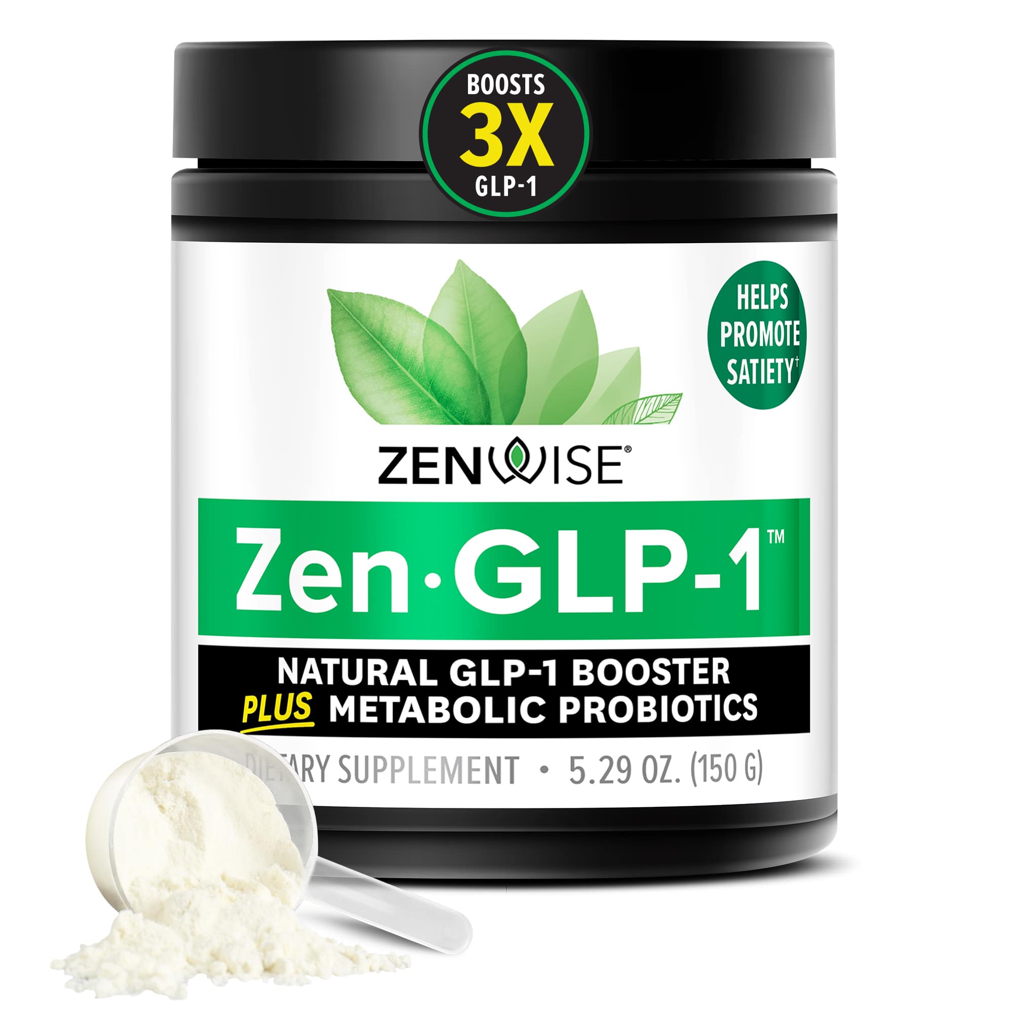 Zenwise ZenGLP-1 - Natural GLP-1 Gut Booster Metabolic Probiotics to Control Cravings and Reduce Hunger