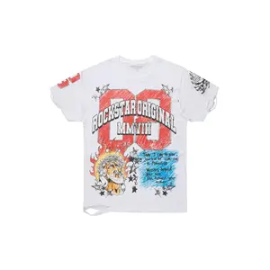 Jesus White/Red Oversized Graphic T-Shirt