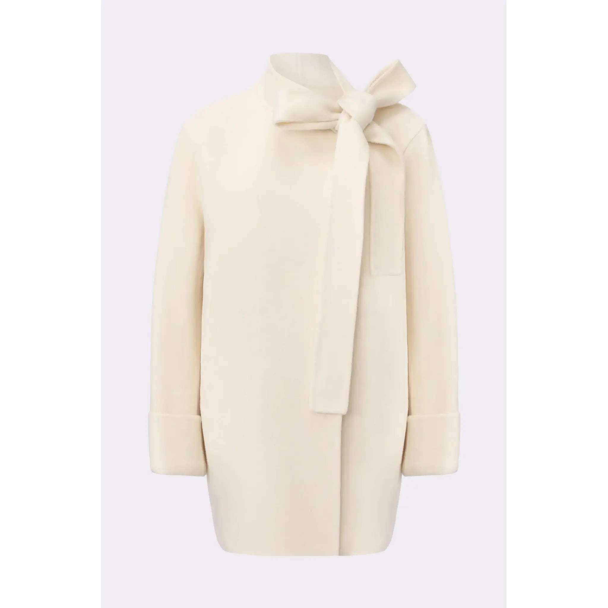Juliette Cocoon Coat (White)