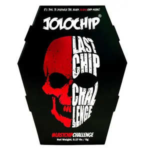 Jolochip LastChip-Challenge (Pack of 1) | Extreme Spicy Tortilla Chip | Hottest Chip in the World | Ultimate Hot Snack | 5 Grm