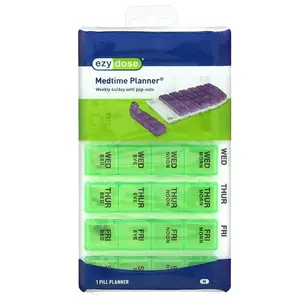 Ezy Dose Weekly Pop-Outs Medtime Planner, Medium, 1 Count