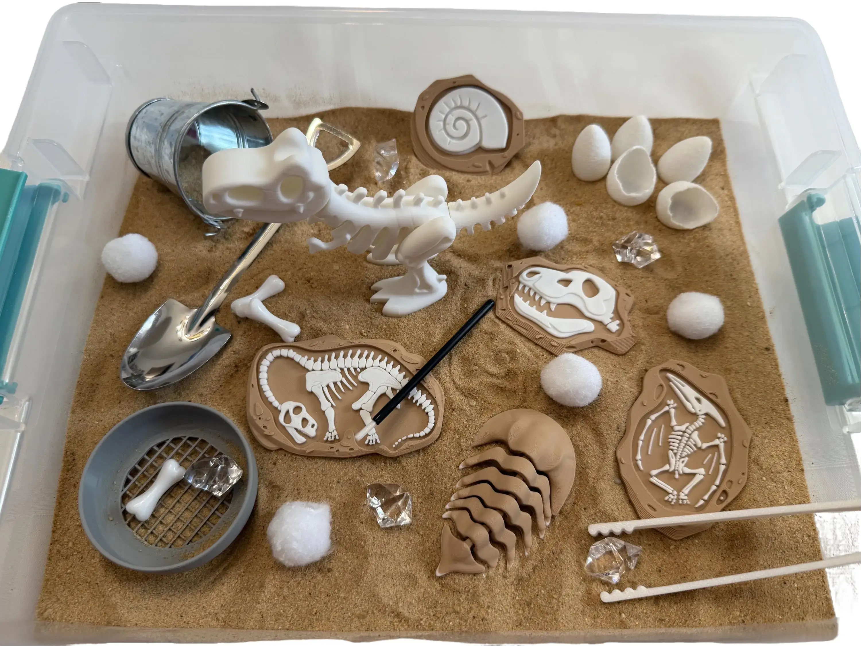 Dinosaur Fossil Sensory Bin Toy - Classic Novelty Stress Relief Toy for Kids