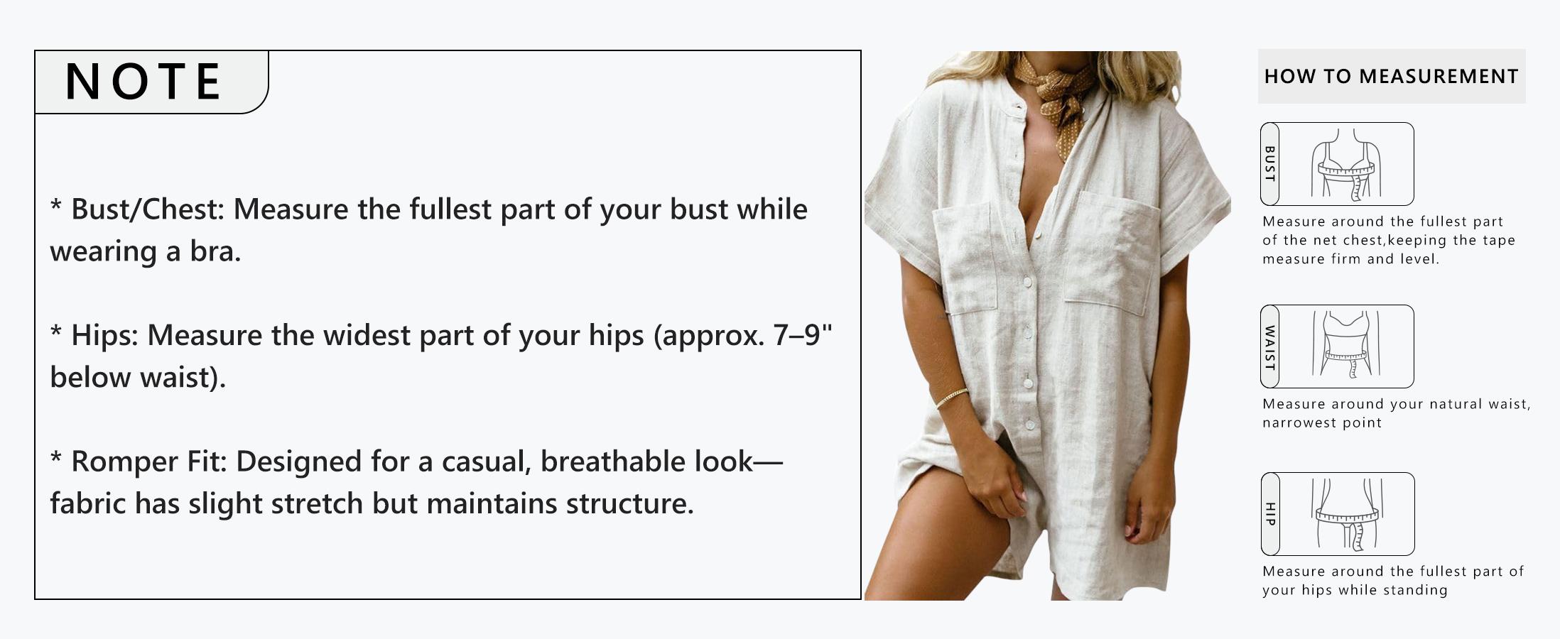 CHARTOU Women Summer Shorts Romper Button Down Wide Leg Cotton Linen Shortalls Jumpsuit CHARTOU Women Summer Shorts Romper Button Down Wide Leg Cotton Linen Shortalls Jumpsuit
