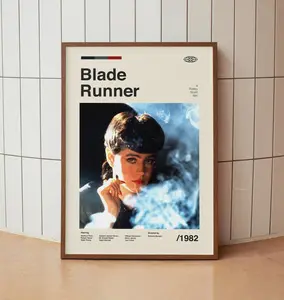 Blade Runner Poster Wall Art Decor for Room Aesthetic Home Decoration Modern Trendy Design Gift Idea