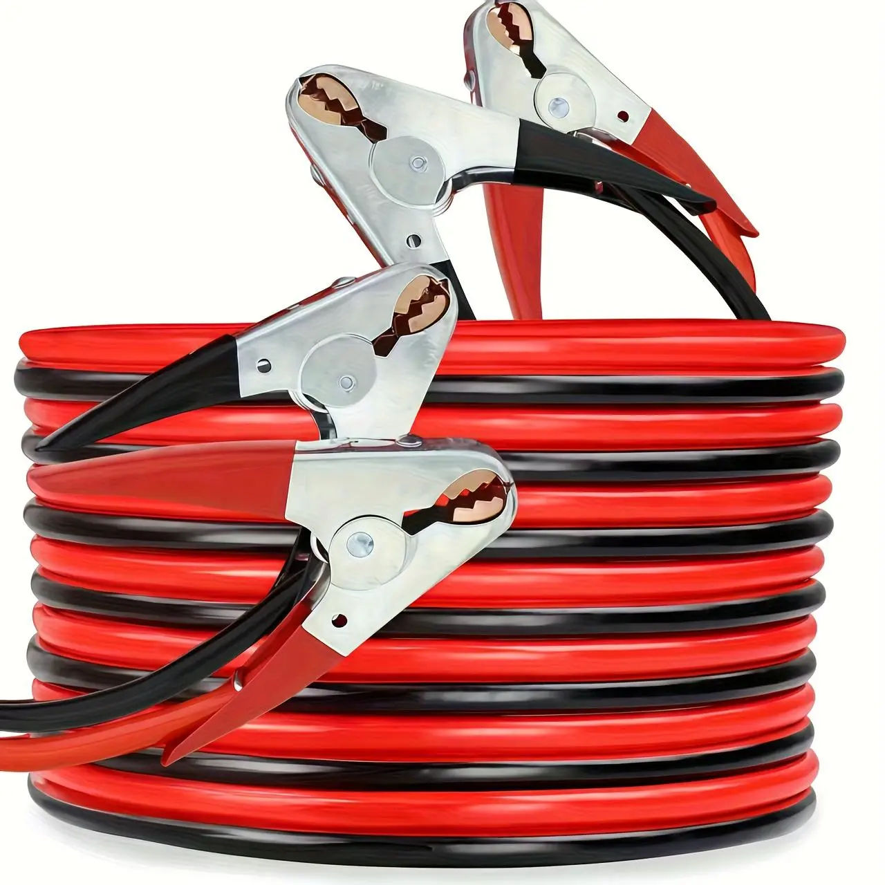 DKRIQIE Heavy Duty Car Booster Jumper Cables Kit, 2 Gauge 800A 20-ft Vehicle Accessories with Professional Clamps & Carrying Bag for High Current Boost, Jump Starting Cars/SUVs/Trucks