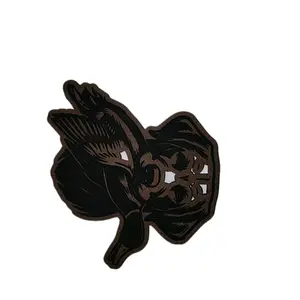 Duck Hunting Dog Leather Patch Laser Engraved