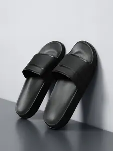 Men's Fashion Slippers, Classic One-Strap Sandals, Versatile Outdoor Indoor Shoes, Comfortable Summer Footwear, Trendy Men's Casual Shoes