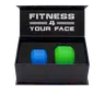 Jawzrsize Jaw Exerciser - Pop N Go Beginner Bundle Blue and Intermediate Green Jaw Trainer, Jaw Clenching Relief, Jawline Shaper and Neck Exerciser