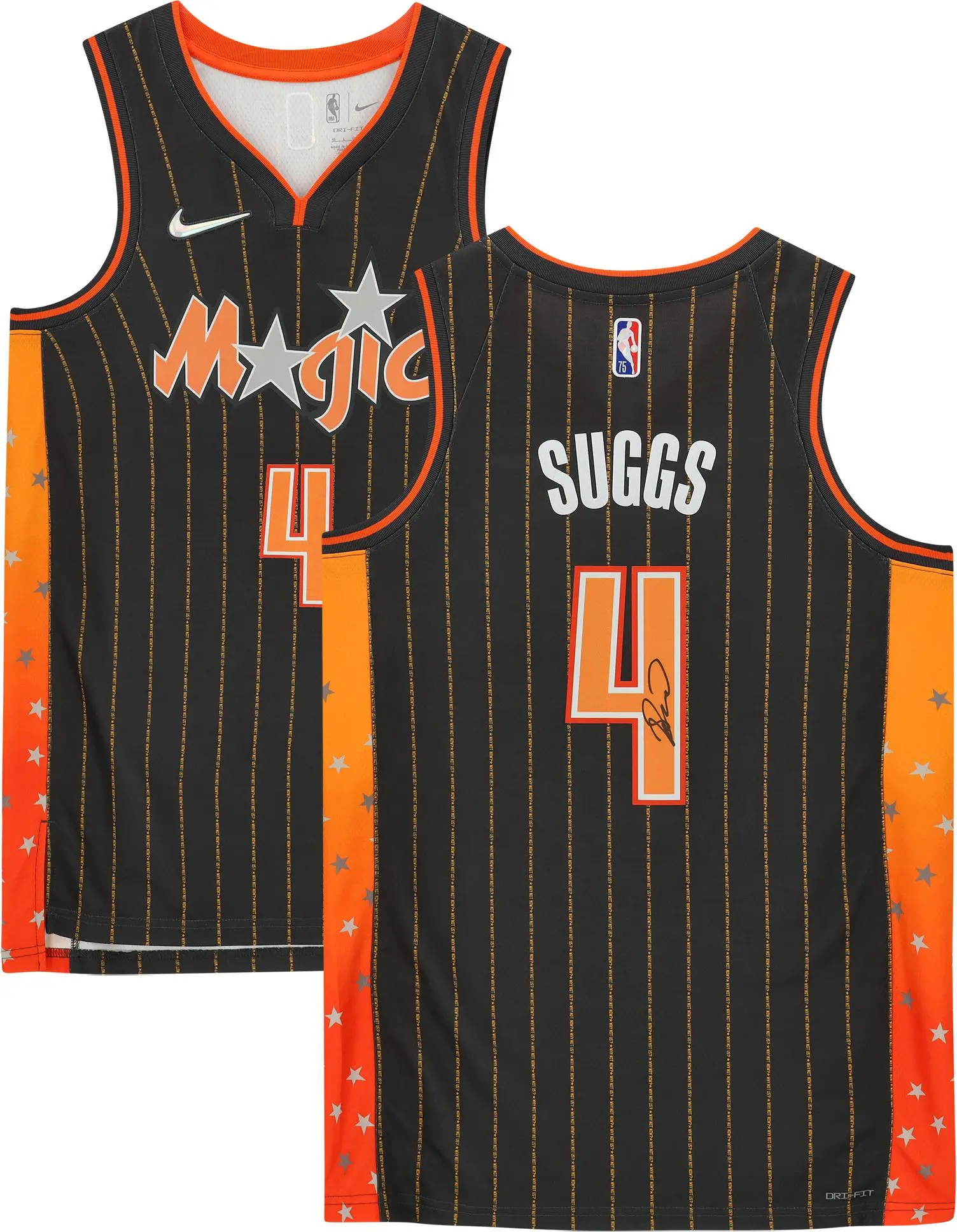 Jalen Suggs Orlando Magic Autographed 2020 - 2021 Mixtape Nike Swingman Jersey - Fanatics Authentic Certified