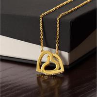Interlocking Heart-Gold-18k Yellow