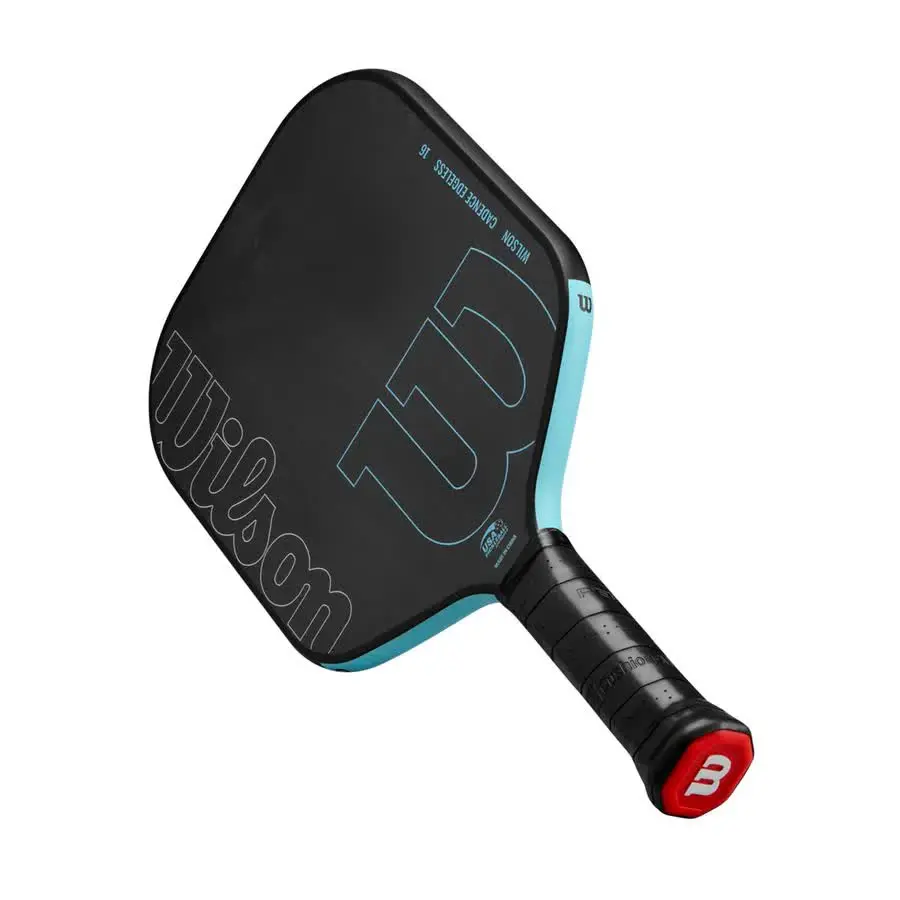 Wilson Cadence Edgeless 16 Pickleball Paddle Control Spin Raw Carbon Surface