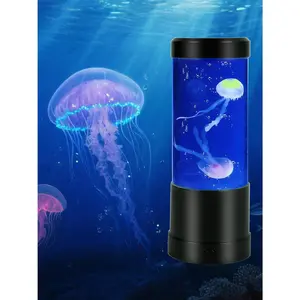 Jellyfish Lamp, Led Fantasy Jellyfish Light with Auto Color Changing, Mood Lighting USB Aquarium Night Light Decorations for Home Office Decor Great Gifts for Kids (10 Inch) Regular  lamp