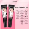 NailGlue Pro Kit – Super Strong 10g Quick-Drying Semi-Solid Nail Tip Glue with 10ml Remover for Press-On Nails and Acrylic Tips, Long-Lasting Adhesive Gel for Salon-Quality Nail Kits, No UV Lamp Needed, Easy Application for Home or Salon Use