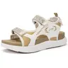 LAMINCOA Women's Orthopedic Open-Toe Sandals - Adjustable Hook-Loop Straps, Arch Support, Athletic Walking Shoes for Plantar Fasciitis Relief, Chunky Strappy Anti-Slip Mesh Cartoon All-Season Footwear