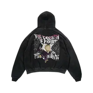 Minato Vintage Hoodie | Naruto Anime Hoodie Graphic Streetwear Oversized Collector Fan Edition, Gift For Fan Anime