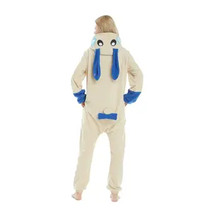 Animal Full Body Onesies Pijama Adults Anime Cartoon Halloween Christmas Cosplay Costume Fleece Rabbit Kigurumi Pajamas Family
