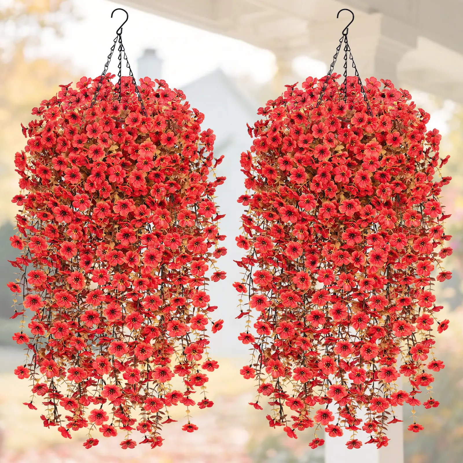 Cone Basket-Orange-Red(12pcs)