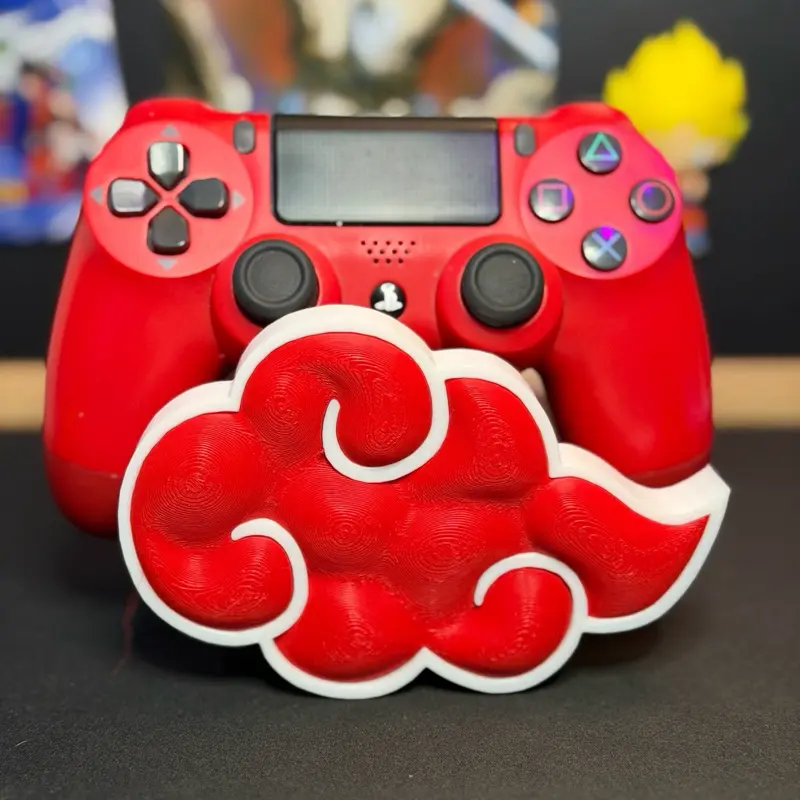 Red Cloud Anime Inspired Joystick Controller Holder