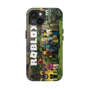 ROBLOX WORLD ALL CHARACTER Tough Phone Case, 2 Layer Protective Phone Cover, Gift for Gamer, Accessories Suitable for iPhone 17-11 Pro Max/Plus and  Samsung Galaxy S23-25