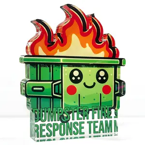 Acrylic Sign Decoration, Fire Hydrant Table Accessory, Fun Office Decorations, Team Employee Thank You Gift, Emotional Desktop Accessories, Creative Desktop Decoration, Novelty Desk Decor