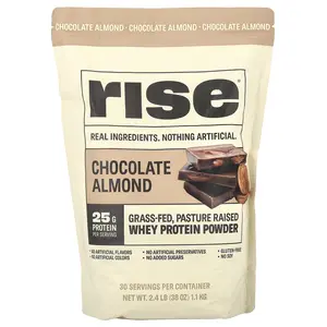 Rise Bar Whey Protein Powder, Chocolate Almond, 2.4 lb (1.1 kg)