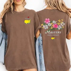 [ Sale Up To 40%]  Masters Amen Corner Floral T-Shirt, Two Side Shirt, 2026 Tournament Tee
