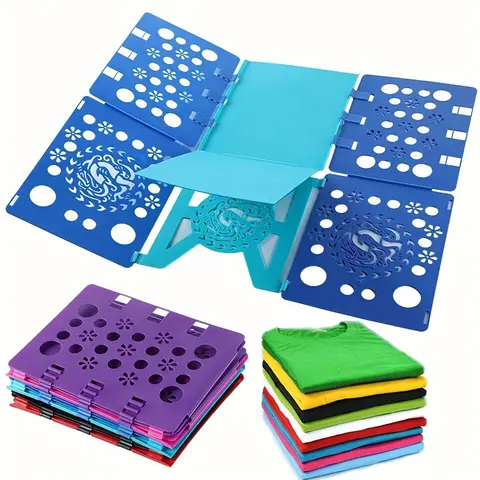 1pc Durable Plastic Shirt Folding Board for Adults and Kids - Effortlessly Fold T-Shirts and Clothes with Laundry Folders Home Goods