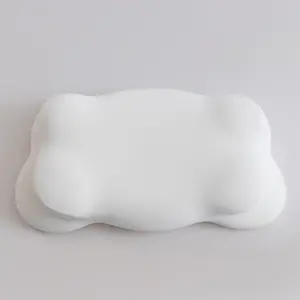 SY Cloud Shaped Sleep Aid Pillow, Immersive Sleeping Experience, Supports Cervical and Spine Health, Corrects Bad Sleeping Posture. Elastic memory foam pillow core with unique central breathable design, fully ergonomic fit.