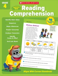 Scholastic Success with Reading Comprehension Grade 4 Workbook -- Scholastic Teaching Resources - Paperback