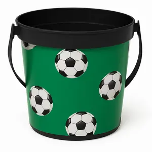 Soccer Themed Plastic Party Favor Bucket