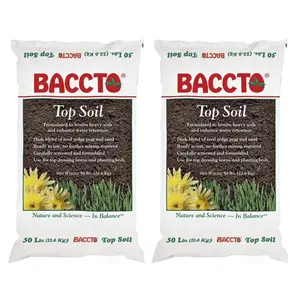 Michigan Peat 1550P Baccto Top Soil with Reed Sedge, & Sand, 50 Pounds (2 Pack) Michigan Peat 1550P Baccto Top Soil with Reed Sedge, & Sand, 50 Pounds (2 Pack)