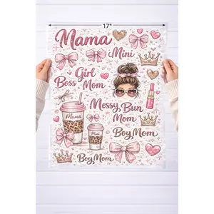 Mama Life DTF Gang Sheet – Premade Transfer Sheet (17” Wide)