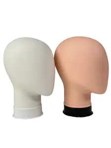 Bald Mannequin Head Stable Lightweight Wig Display Stand Model Head for Wigs Hats Display Adjustable Wig Head