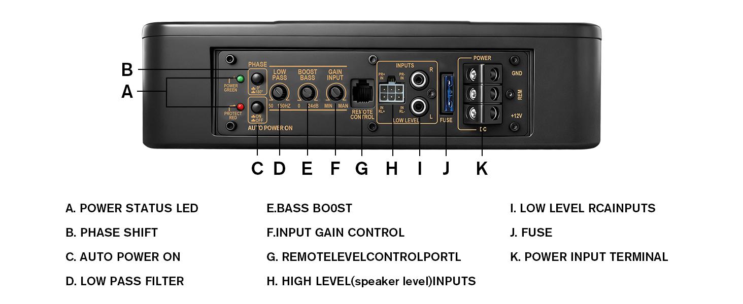 10 inch 1200W ultra-thin under-seat active car subwoofer, efficient heat dissipation, slim appearance