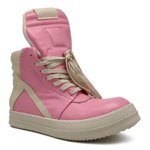 Retro shoes Outdoor Shoes Men Shoes Genuine Leather Luxury Trainers Sneakers  High Street Vintage Thick Sole Jumbo Shoeslace Bread Shoes Original