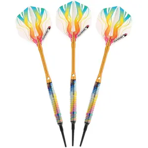 Elkadart  18 g Rainbow Tungsten Barrel Soft-tip Darts Set
