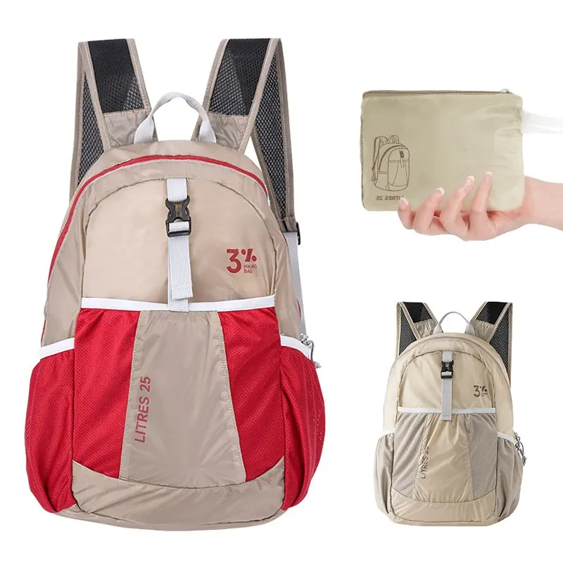 Travel Backpack Women 2026 New Men Summer Lightweight Portable Foldable Folding Backpack Waterproof Outdoor Climbing Skin Bag Casual Nylon Backpack Casual Lightweight Backpack For Traveling On Airplane