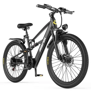 Elecric bike  36V13AH 748W 22MPH Dual Suspension Dual Disc Brake ALL Terrain Fat Tire E-Bike Real-time Smart Display good  bike Mountain Ebike long  range  bike front suspension rear  suspension cheape bike