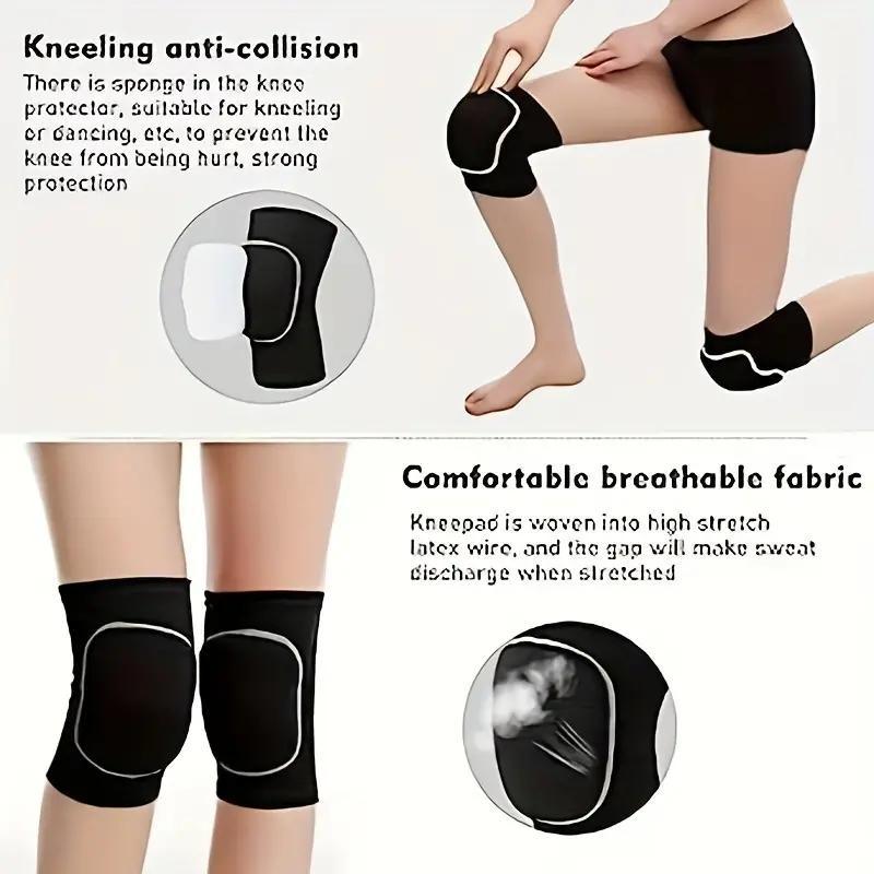 Soft Breathable Volleyball Knee Pads for Men and Women, Ideal for Yoga Tennis Wrestling Running Cycling Climbing, Comfortable Foam Protection