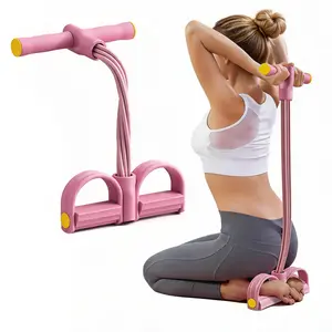 2026 New upgrade Multi-functional Pedal Resistance Band Trainer – Portable Foot Pedal Fitness Equipment Home Gym Full Body Workout Machine, Exercise Sit-ups, Yoga, Abdominal Training,Portable Exercise Bands for Home Workout and Travel Use