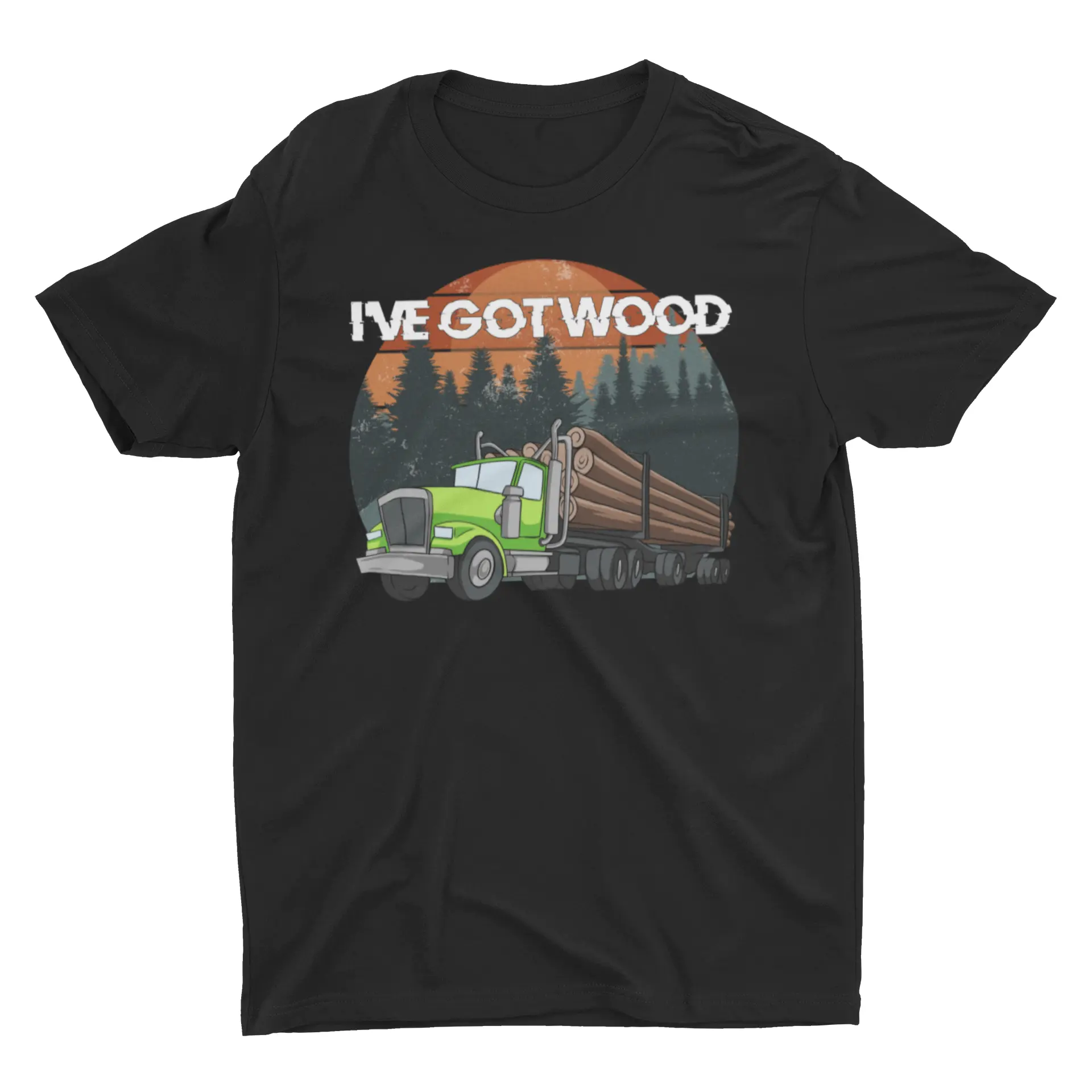 Funny Sarcastic Logging Truck Driver Unisex Classic T-Shirt
