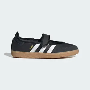 adidas Samba Jane Black White Gum (GS) Youth JR7437 Youth Authentic Shoes Footwear Sneaker Trainer Comfortable Walking Fashion Trending Gift
