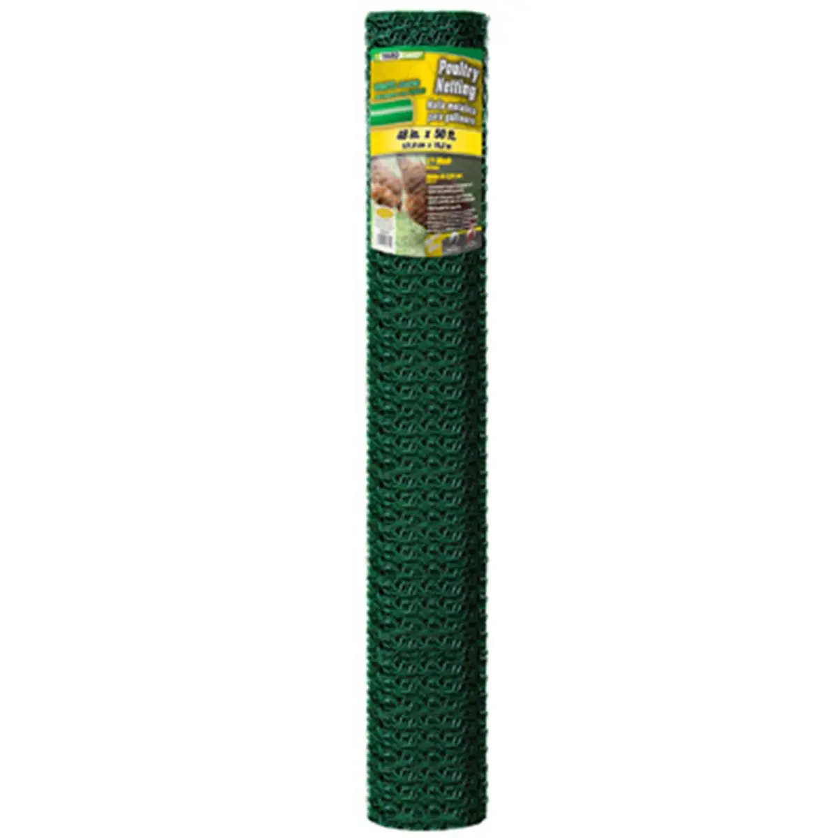 Midwest Air 308457B 48 in. x 50 ft. Green PVC Poultry Netting