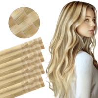 16/22-Light Blonde Highlighted Golden Blonde