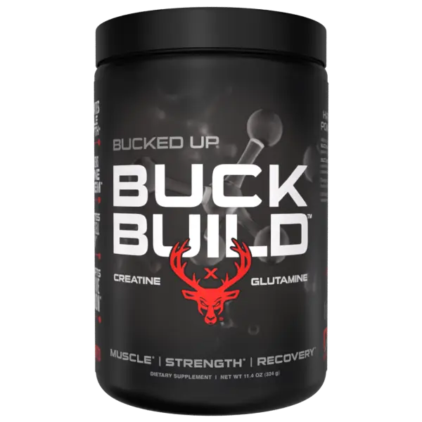 Bucked Up Buck Build [60 Servings] Creatine + Glutamine Supplement