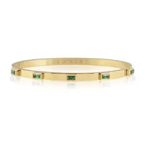 Emerald Baguette Stackable