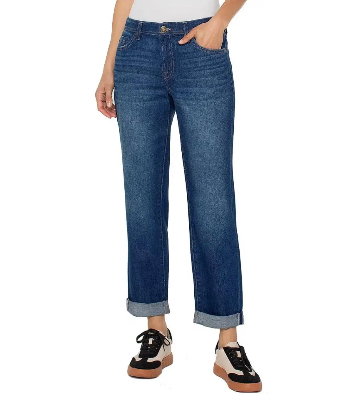 Liverpool The Keeper Rolled Cuff Jeans